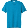 Custom Port & Co Fan Favorite Blend Tee. Sapphire Hthr