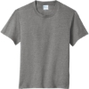 Custom Port & Co Youth Fan Favorite Blend Tee. Graphite Gray Heather
