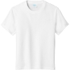Custom Port & Co Youth Fan Favorite Blend Tee. White