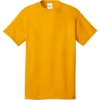 Custom Port & Co Core Cotton DTG Tee Gold