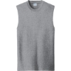 Custom Port & Co Core Cotton Sleeveless Tee. Athletic Heather Gray