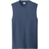 Custom Port & Co Core Cotton Sleeveless Tee. Navy Blue