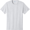 Custom Port & Co Tall Core Cotton Tee Ash