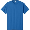 Custom Port & Co Tall Core Cotton Tee Royal Blue