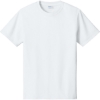 Custom Port & Co Tall Core Cotton Tee White