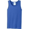 Custom Port & Co Core Cotton Tank Top. Royal Blue