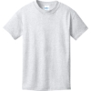 Custom Port & Co Youth Core Cotton Tee. Ash Gray