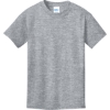 Custom Port & Co Youth Core Cotton Tee. Athletic Heather Gray