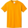 Custom Port & Co Youth Core Cotton Tee. Gold