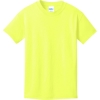 Custom Port & Co Youth Core Cotton Tee. Neon Yellow