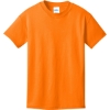 Custom Port & Co Youth Core Cotton Tee. Tennessee Orange