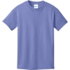 Custom Port & Co Youth Core Cotton Tee. Violet Purple