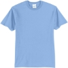 Custom Port & Co Tall Core Blend Tee. Light Blue
