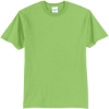 Custom Port & Co Tall Core Blend Tee. Lime Green