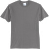 Custom Port & Co Tall Core Blend Tee. Medium Grey