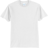 Custom Port & Co Tall Core Blend Tee. White