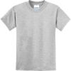 Custom Port & Co Youth Core Blend Tee. Ash