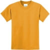 Custom Port & Co Youth Core Blend Tee. Gold