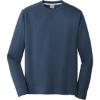 Custom Port & Co Performance Fleece Crewneck Sweatshirt. Deep Navy Blue