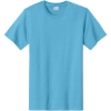 Custom Port & Co Essential Tee. Aquatic Blue