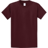 Custom Port & Co Essential Tee. Athletic Maroon Red