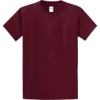 Custom Port & Co Essential Tee. Cardinal Red