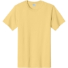 Custom Port & Co Essential Tee. Daffodil Yellow