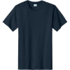 Custom Port & Co Essential Tee. Deep Navy Blue