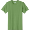Custom Port & Co Essential Tee. Dill Green