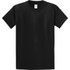 Custom Port & Co Essential Tee. Jet Black