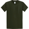 Custom Port & Co Essential Tee. Olive Green