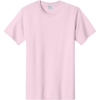 Custom Port & Co Essential Tee. Pale Pink