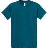 Custom Port & Co Essential Tee. Teal Blue
