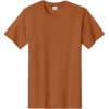 Custom Port & Co Essential Tee. Texas Orange