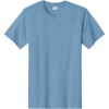 Custom Port & Co Essential Tee. Tundra Blue