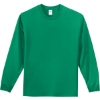 Custom Port & Co Tall Long Sleeve Essential Tee. Kelly