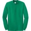 Custom Port & Co Essential Mock Turtleneck. Kelly Green