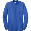 Custom Port & Co Essential Mock Turtleneck. Royal Blue
