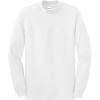 Custom Port & Co Essential Mock Turtleneck. White