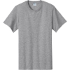 Custom Port & Co Tall Essential Tee. Athletic Heather Gray