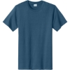 Custom Port & Co Tall Essential Tee. Colonial Blue