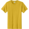 Custom Port & Co Tall Essential Tee. Lemon Yellow