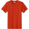 Custom Port & Co Tall Essential Tee. Orange