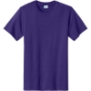 Custom Port & Co Tall Essential Tee. Purple