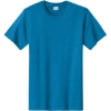 Custom Port & Co Tall Essential Tee. Sapphire Blue