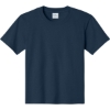 Custom Port & Co Youth Essential Tee. Navy Blue