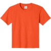 Custom Port & Co Youth Essential Tee. Orange