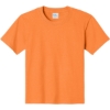 Custom Port & Co Youth Essential Tee. Orange Sherbet
