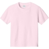 Custom Port & Co Youth Essential Tee. Pale Pink