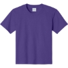 Custom Port & Co Youth Essential Tee. Purple